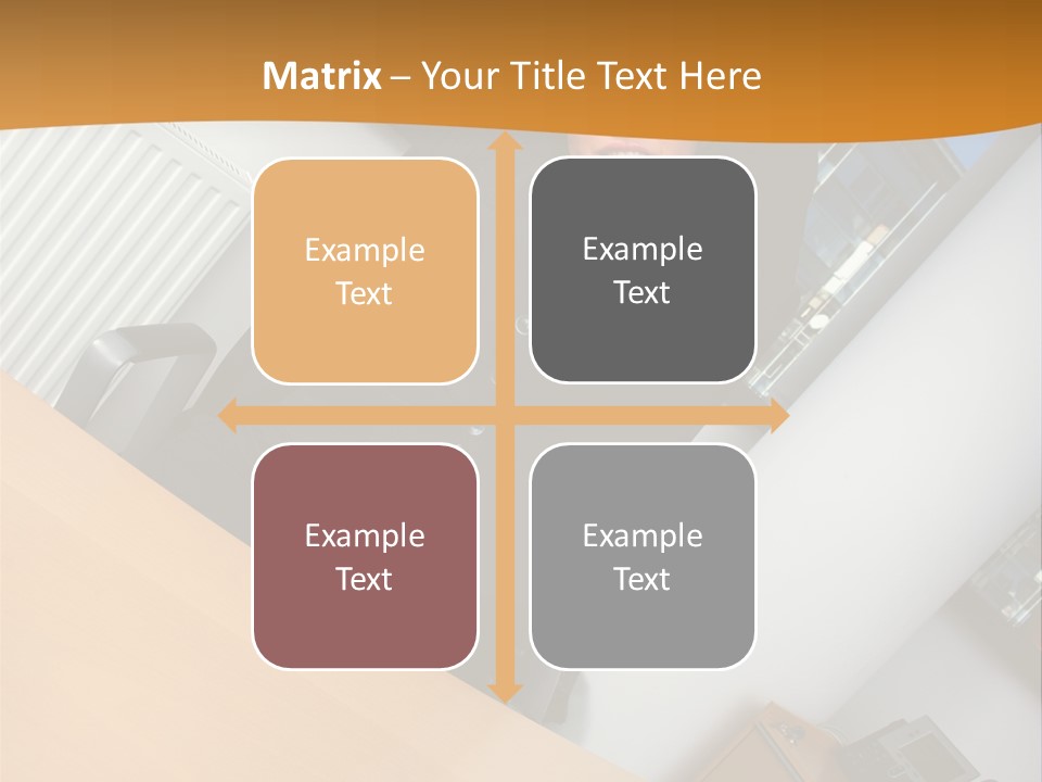 Sitting Stretching Business PowerPoint Template