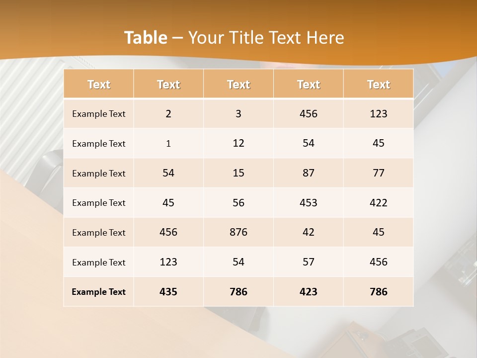Sitting Stretching Business PowerPoint Template