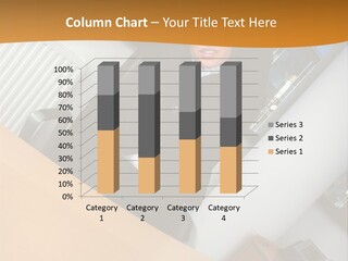 Sitting Stretching Business PowerPoint Template