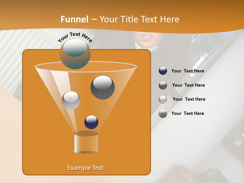Sitting Stretching Business PowerPoint Template