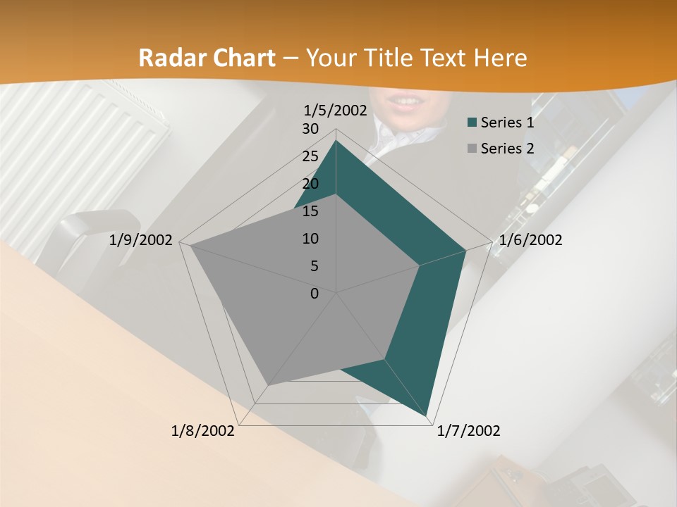Sitting Stretching Business PowerPoint Template