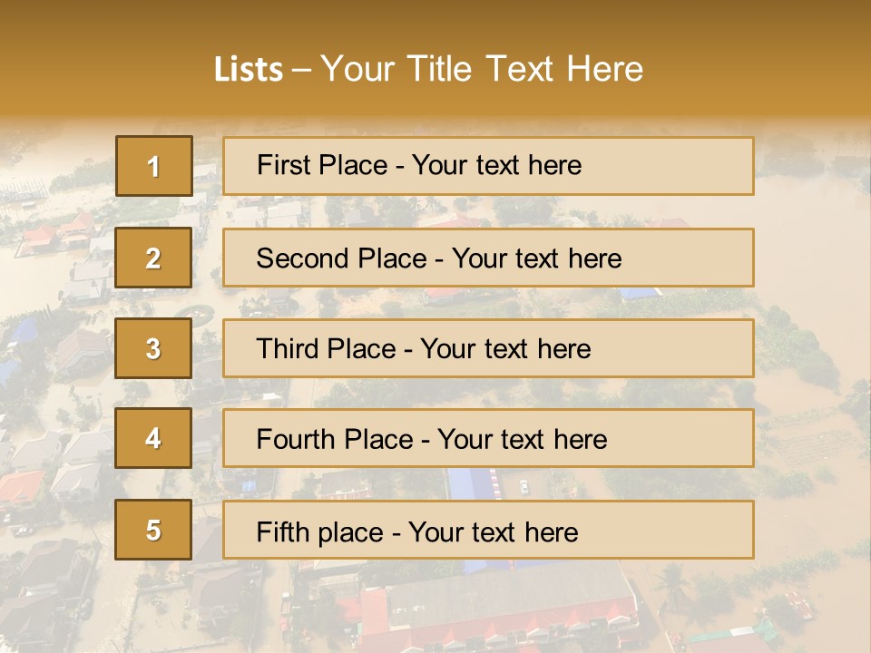 Wet Thai Homeless PowerPoint Template