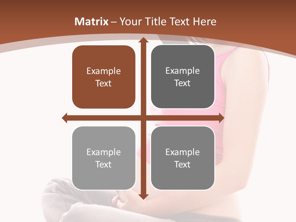 Child Looking Abdomen PowerPoint Template