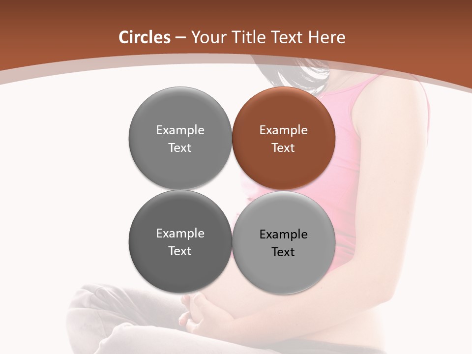 Child Looking Abdomen PowerPoint Template