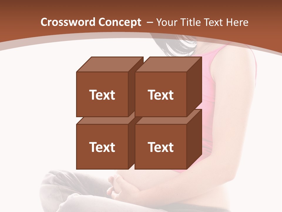 Child Looking Abdomen PowerPoint Template