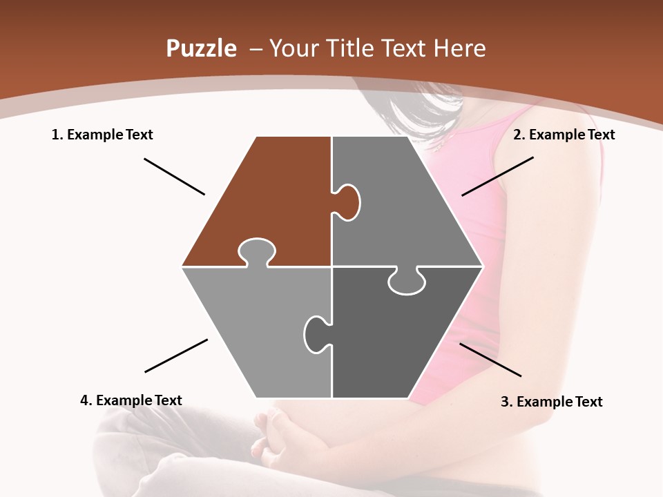 Child Looking Abdomen PowerPoint Template