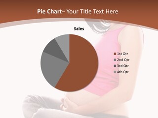 Child Looking Abdomen PowerPoint Template