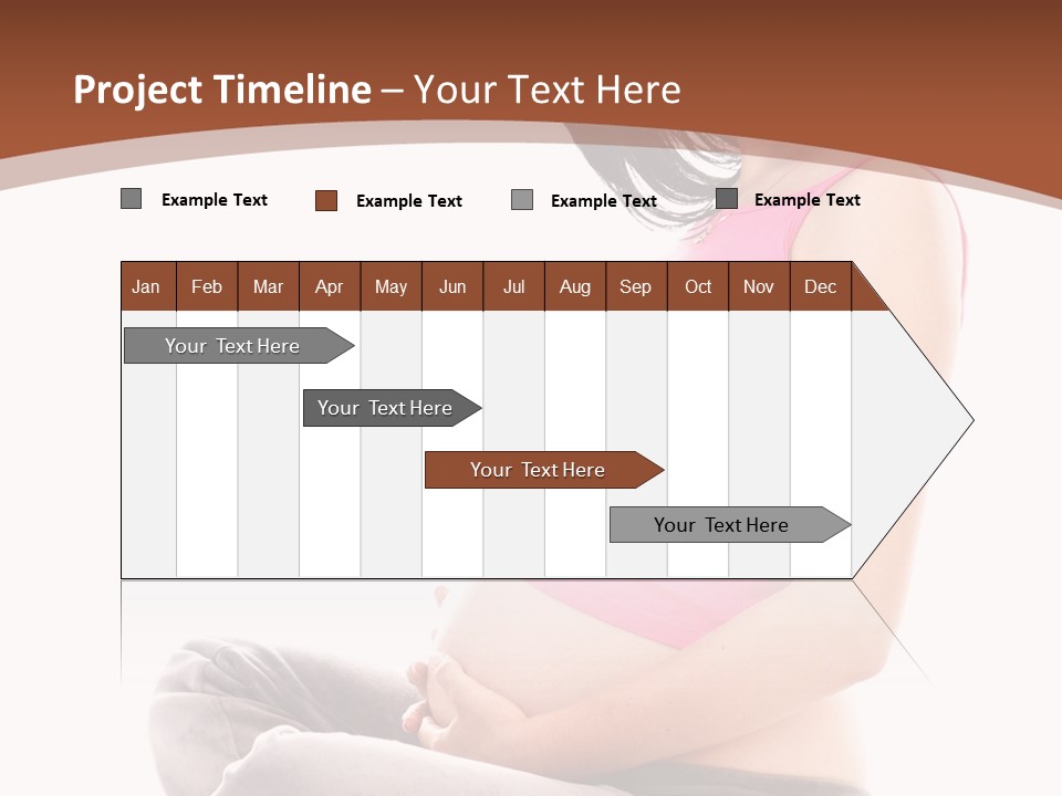 Child Looking Abdomen PowerPoint Template