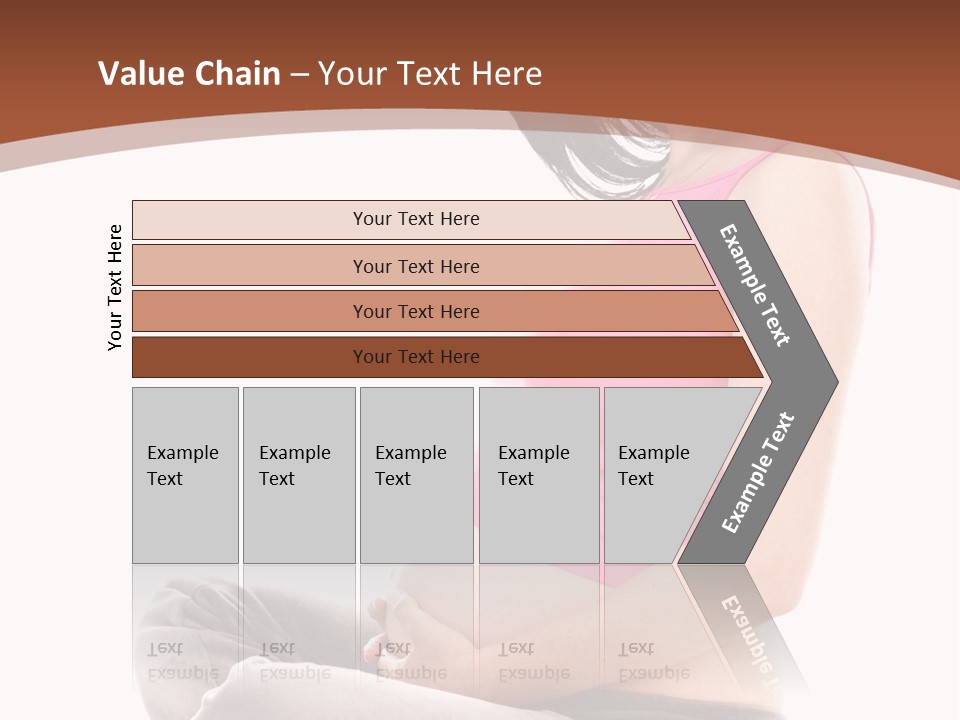 Child Looking Abdomen PowerPoint Template