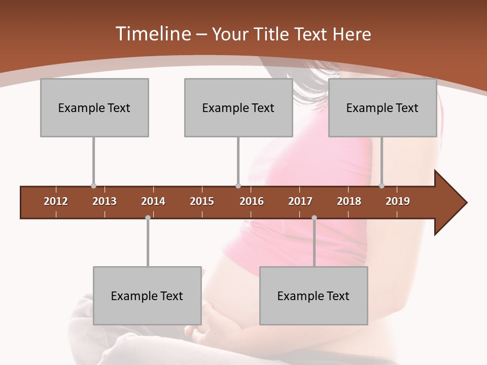 Child Looking Abdomen PowerPoint Template
