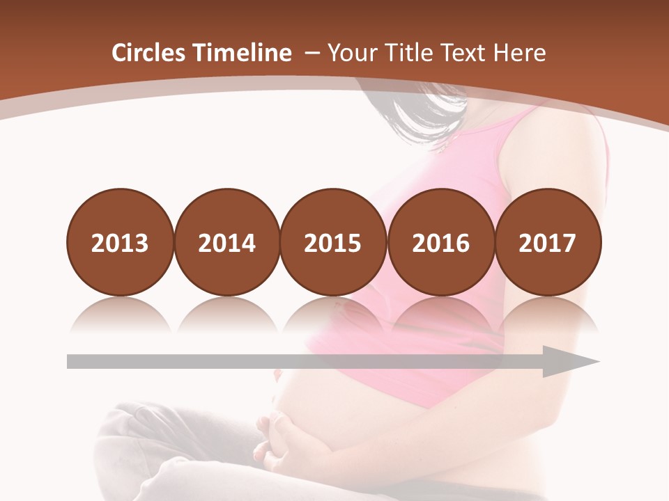 Child Looking Abdomen PowerPoint Template