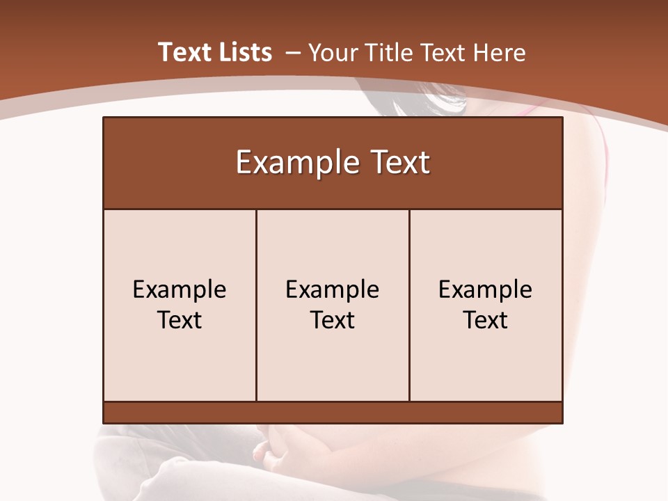 Child Looking Abdomen PowerPoint Template