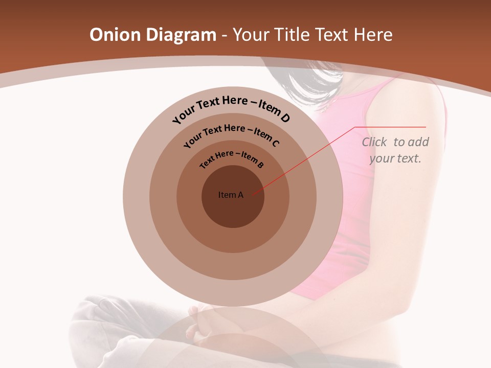 Child Looking Abdomen PowerPoint Template