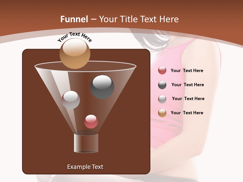 Child Looking Abdomen PowerPoint Template