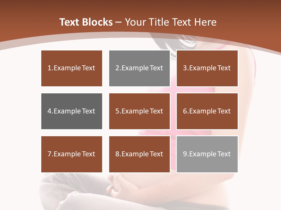 Child Looking Abdomen PowerPoint Template