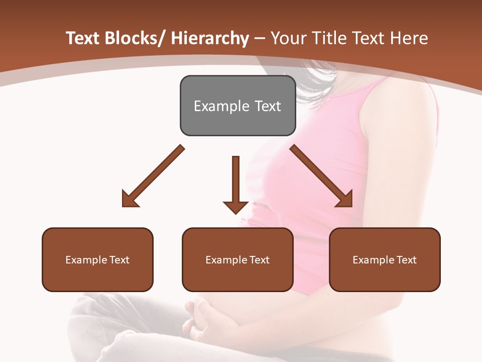 Child Looking Abdomen PowerPoint Template