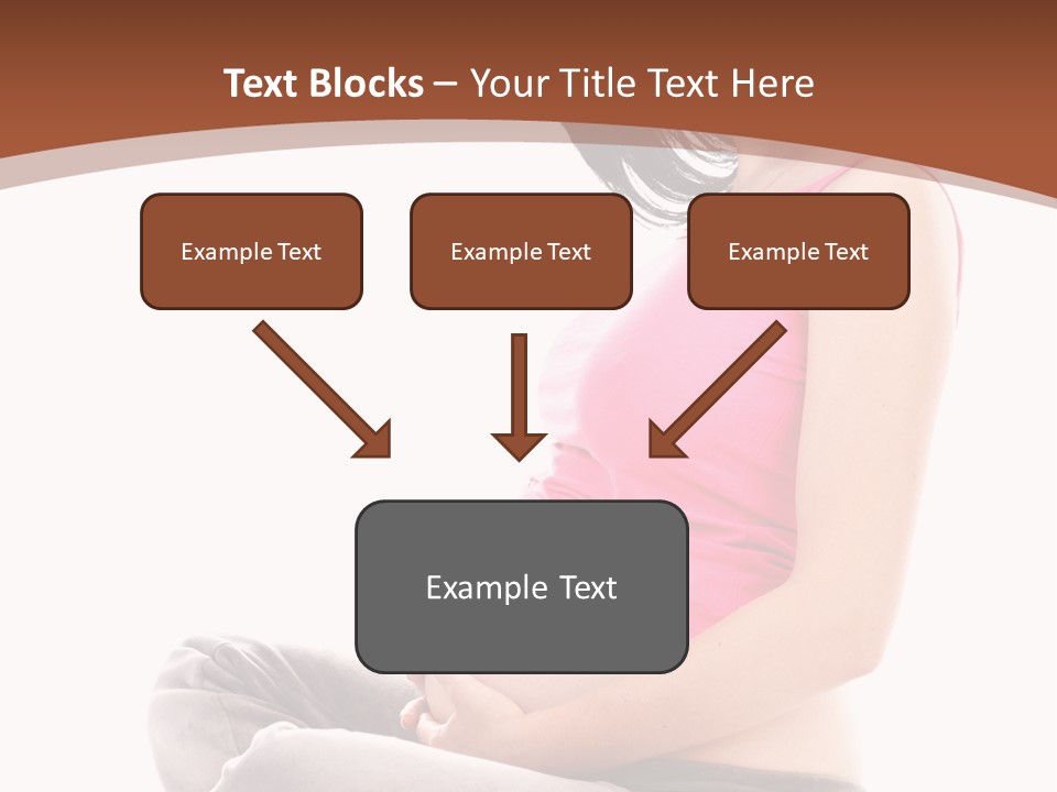 Child Looking Abdomen PowerPoint Template