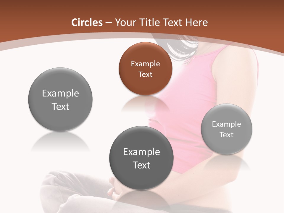 Child Looking Abdomen PowerPoint Template