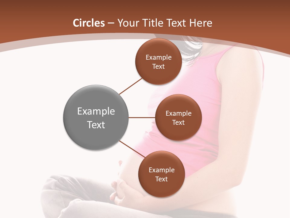 Child Looking Abdomen PowerPoint Template