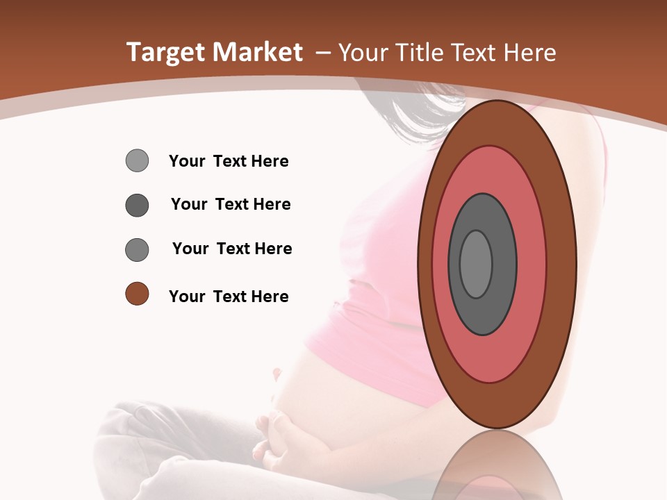 Child Looking Abdomen PowerPoint Template