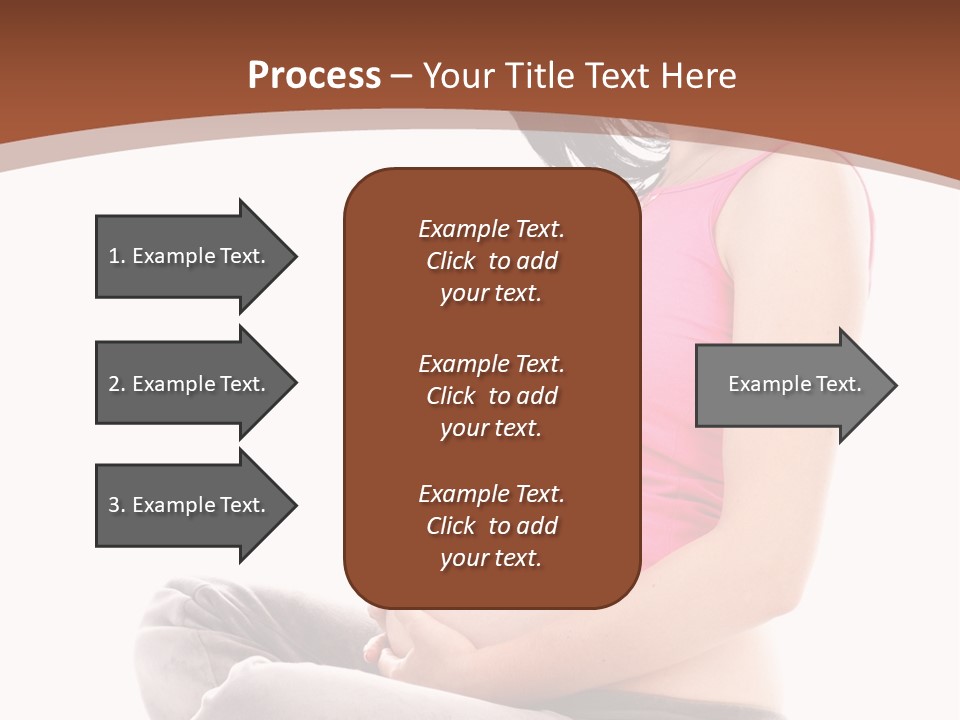 Child Looking Abdomen PowerPoint Template