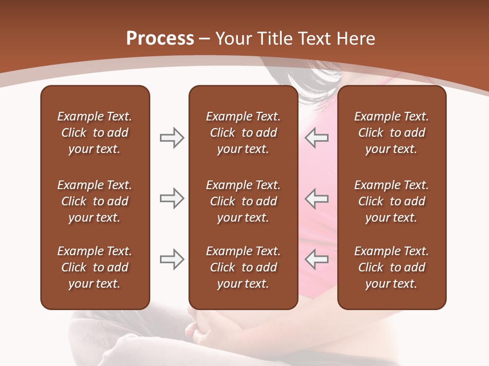 Child Looking Abdomen PowerPoint Template