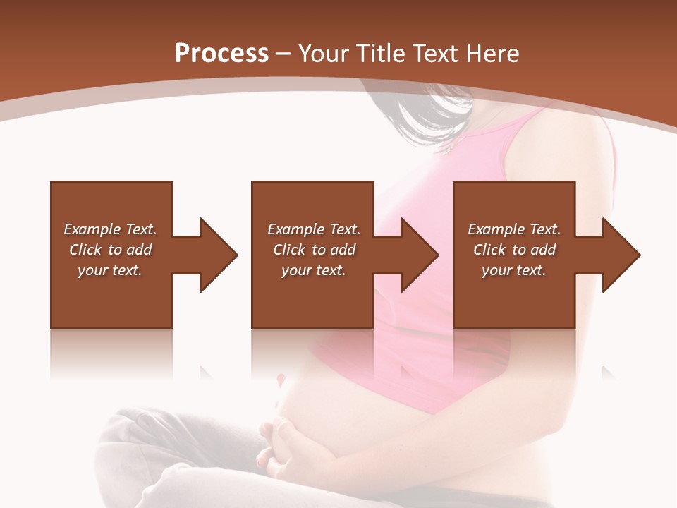 Child Looking Abdomen PowerPoint Template