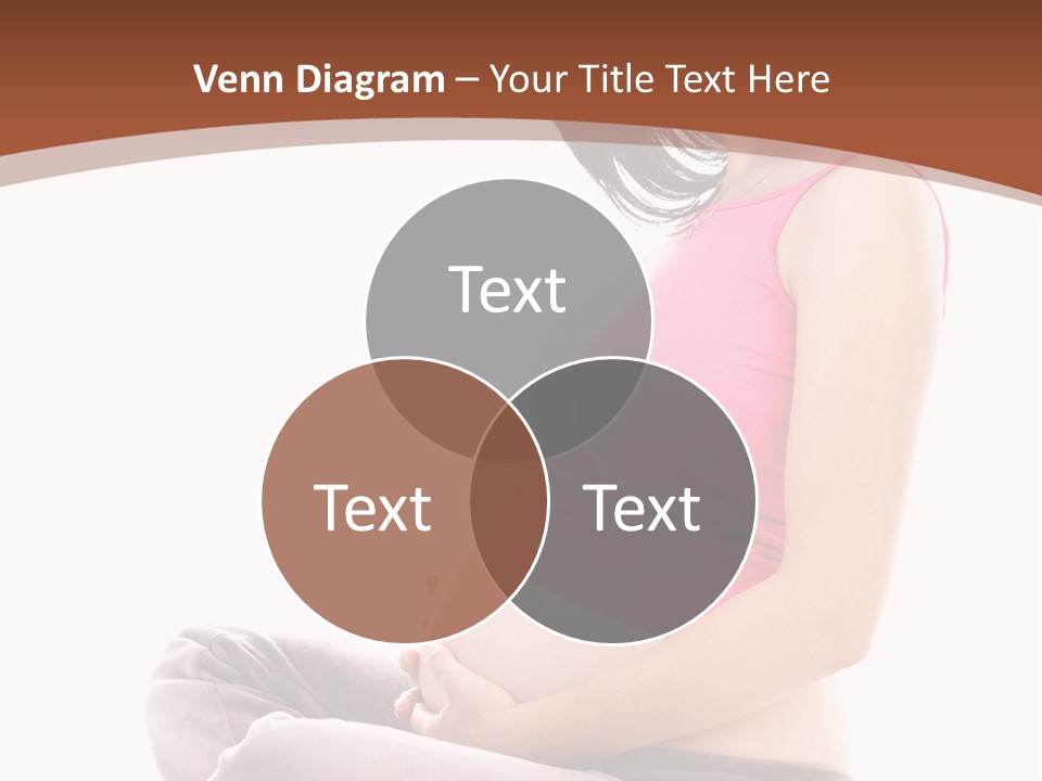 Child Looking Abdomen PowerPoint Template