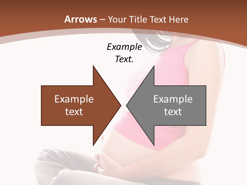 Child Looking Abdomen PowerPoint Template