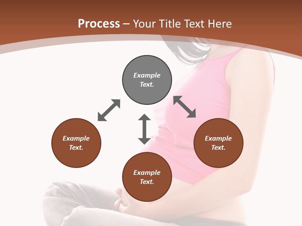 Child Looking Abdomen PowerPoint Template
