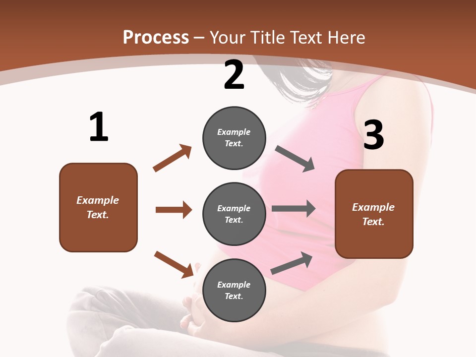 Child Looking Abdomen PowerPoint Template
