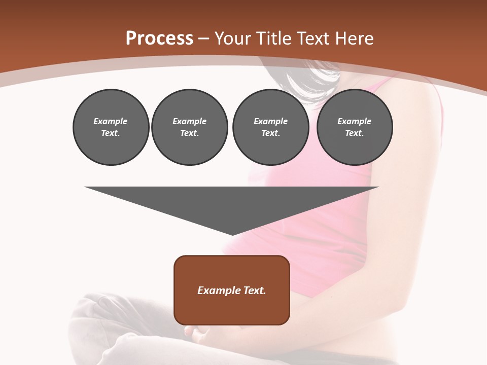Child Looking Abdomen PowerPoint Template