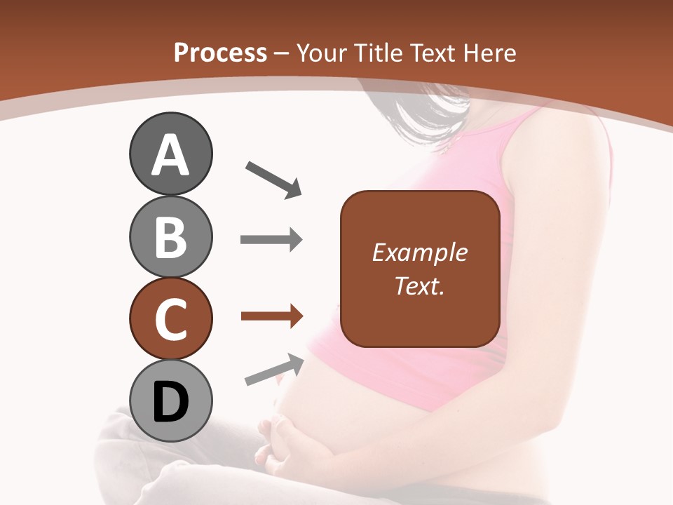 Child Looking Abdomen PowerPoint Template