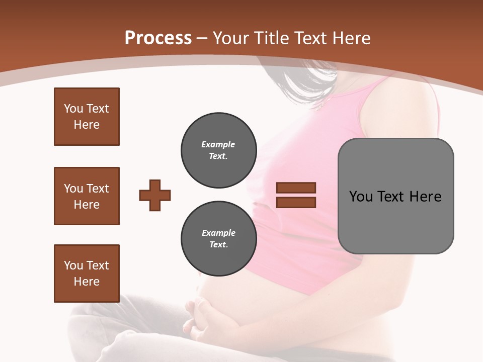 Child Looking Abdomen PowerPoint Template