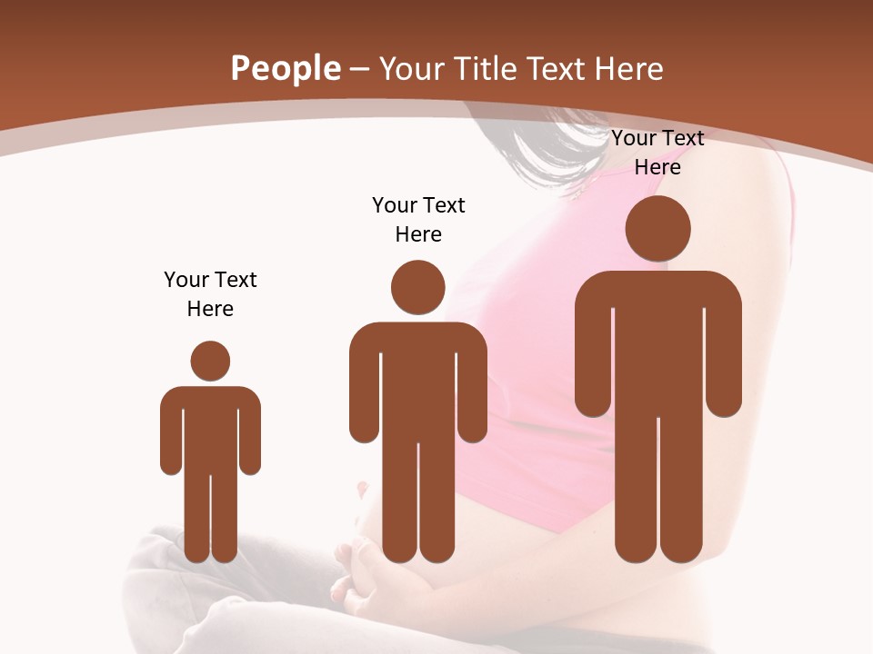 Child Looking Abdomen PowerPoint Template