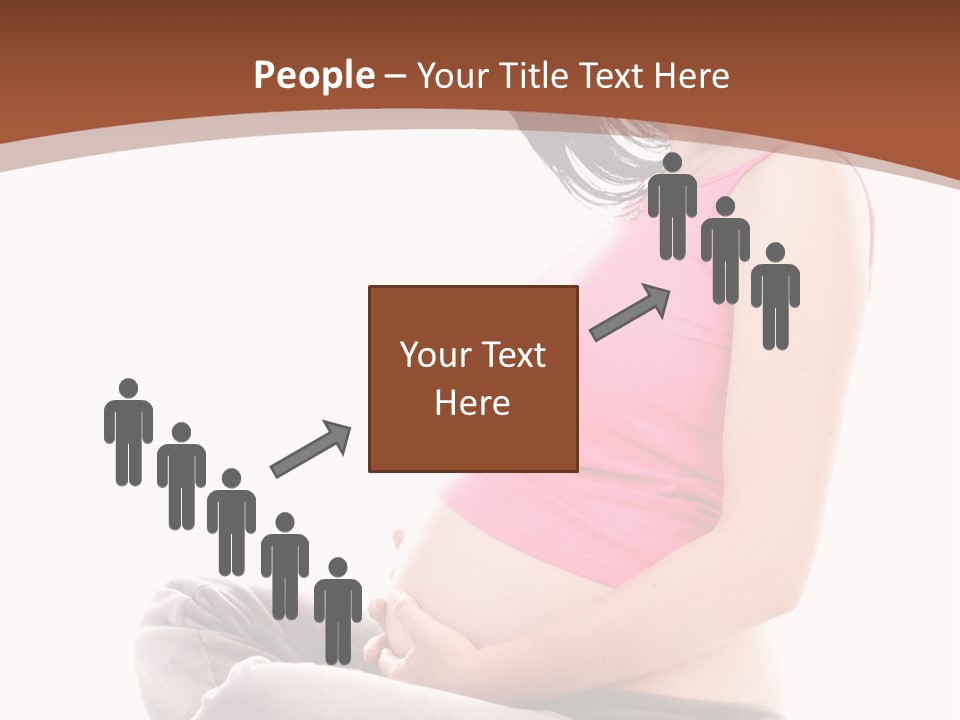 Child Looking Abdomen PowerPoint Template