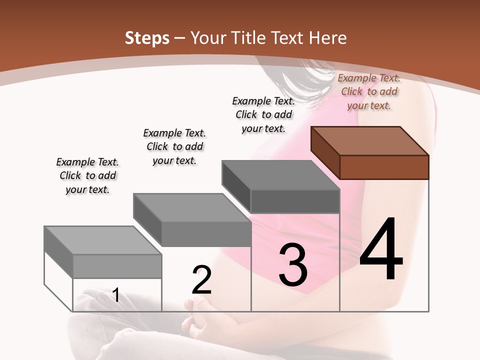 Child Looking Abdomen PowerPoint Template