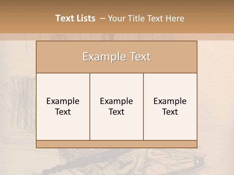 Painting Nature Object PowerPoint Template