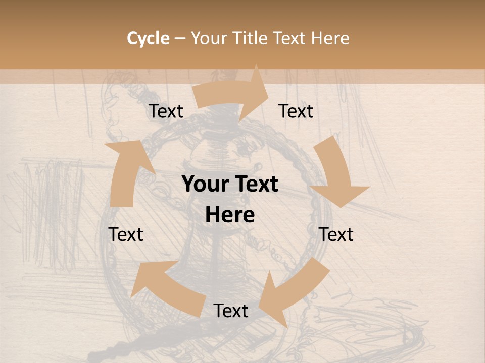 Painting Nature Object PowerPoint Template