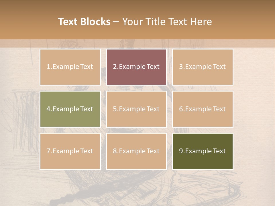 Painting Nature Object PowerPoint Template