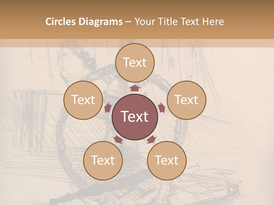 Painting Nature Object PowerPoint Template