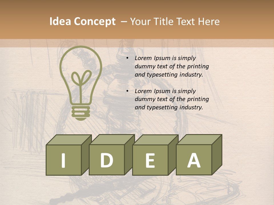 Painting Nature Object PowerPoint Template