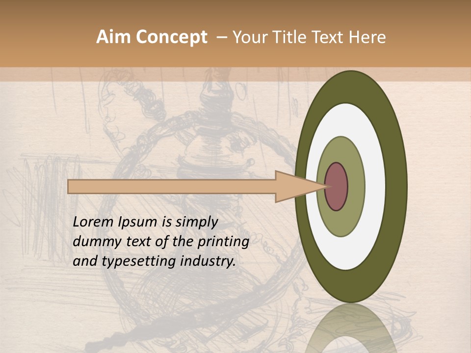 Painting Nature Object PowerPoint Template