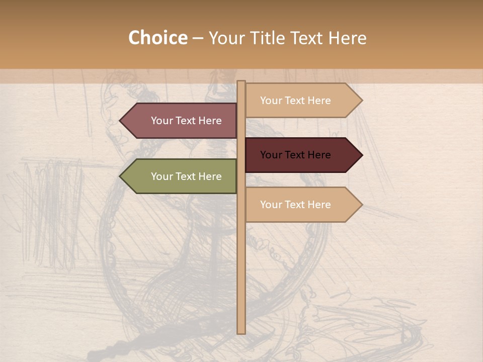 Painting Nature Object PowerPoint Template