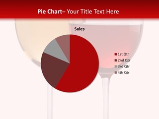 Glass White Wine Red Wine PowerPoint Template
