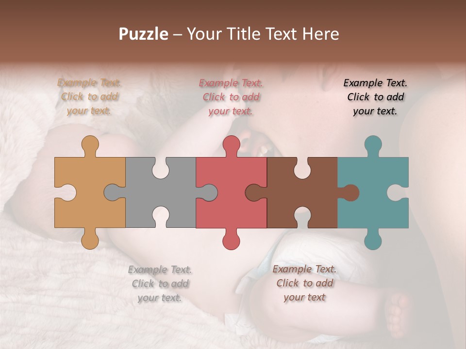 Bonding Caucasian Two PowerPoint Template