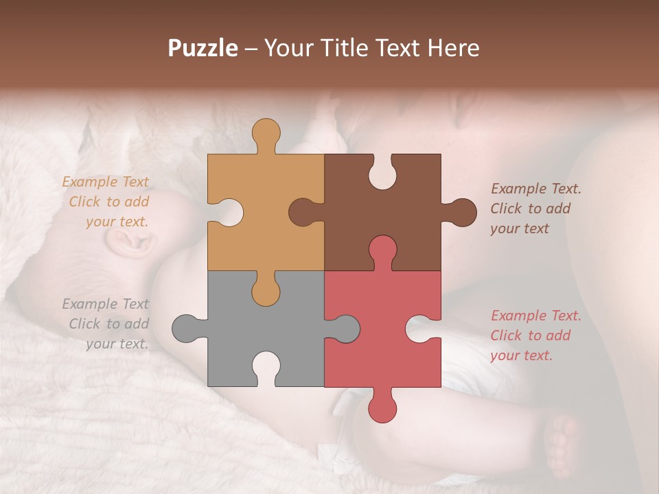 Bonding Caucasian Two PowerPoint Template