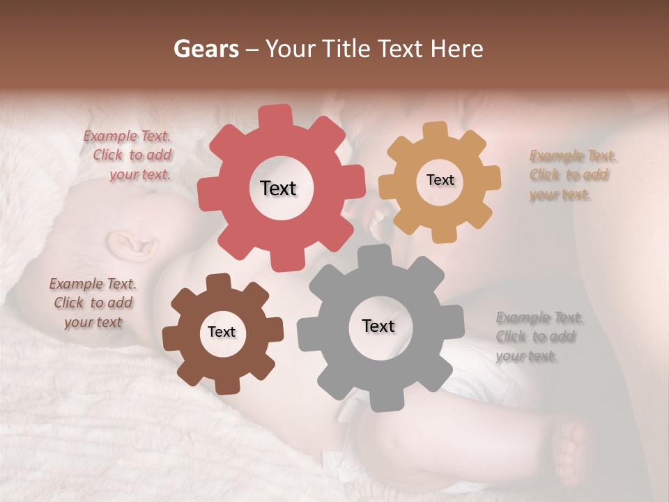 Bonding Caucasian Two PowerPoint Template