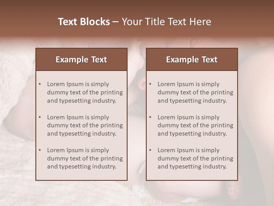 Bonding Caucasian Two PowerPoint Template