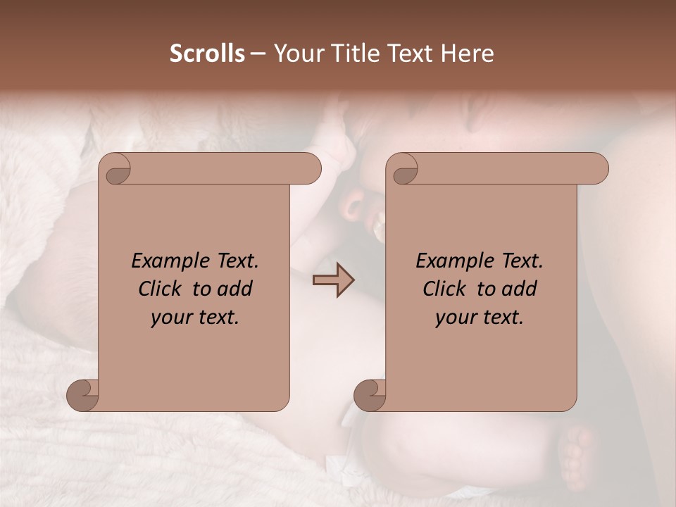 Bonding Caucasian Two PowerPoint Template